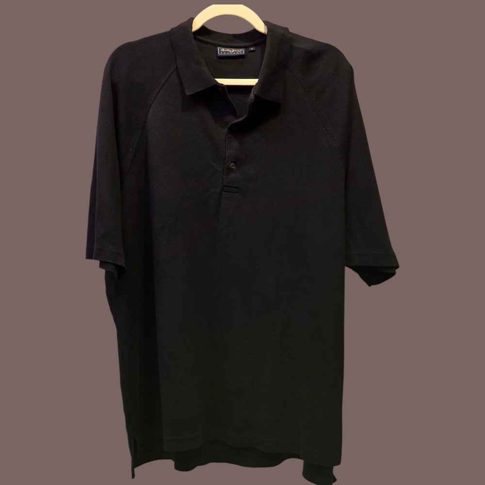 Bobby Jones Players Sz XL Polo 100% Cotton‎ Black